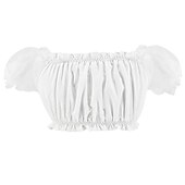 economico Camicette-Festival Internazionale della Birra Oktoberfest Blusa Dirndl Costume da cameriera Bavarese Wiesn Stile Tradizionale Prati Per donna Panno in stile tradizionale Top