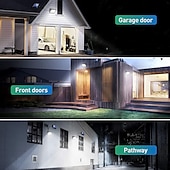 cheap Street Lights-LED Flood Lights Split Solar Lamp Outdoor Motion Sensor LED Solar Floodlight Outdoor Safety Solar Lamp Waterproof 3 Lighting Modes Including 16.4 Feet (about 5 meters) Cable Suitable for Garden Yard Garage