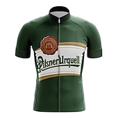 abordables Maillots Hombre-Hombre Maillot de Ciclismo Bloque de color Manga Corta Bicicleta Maillot Camiseta con 3 bolsillos traseros MTB Bicicleta Montaña Ciclismo Carretera Secado rápido Bandas Reflectantes Bolsillo trasero