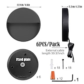 abordables luces de pared al aire libre-5w luz de pared exterior led impermeable ip65 lámpara de pared ac/d12v voltaje de seguridad lámpara de cubierta lámpara de barra lámpara de escalera lámpara de paisaje aluminio fundido a presión 3000k blanco cálido opcional ac85-265v 2 piezas 6 piezas