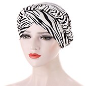 halpa Hatut-puuvillaprintti muslimiturbaanihuivi naisille islamilainen sisähijab-lakit arabikääre päähuivit femme musulman turbante mujer