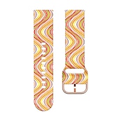 baratos Pulseiras de relógio Fitbit-Pulseira de Smartwatch Compatível com Fitbit Versa 2 / Versa Lite / Versa SE / Versa Silicone Relógio inteligente Alça Impermeável Ajustável Respirável Estampado Floral Substituição Pulseira