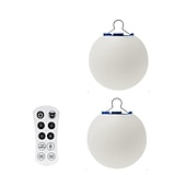 cheap Underwater Lights-LED Floating Pool Light Outdoor with Remote Controller RGB Color Changing Glowing Ball Light for Garden Lawn Home Party Swimming Pool Decoration Lighting Rechargeable