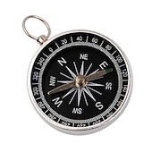 Недорогие Аксессуары для кемпинга-туристическое снаряжение для походов, легкий алюминиевый инструмент для выживания в дикой природе, профессиональный компас, навигационный инструмент