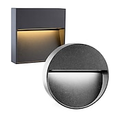 abordables luces de pared al aire libre-5w luz de pared exterior led impermeable ip65 lámpara de pared ac/d12v voltaje de seguridad lámpara de cubierta lámpara de barra lámpara de escalera lámpara de paisaje aluminio fundido a presión 3000k blanco cálido opcional ac85-265v 2 piezas 6 piezas