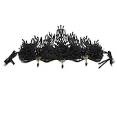 cheap Hair Styling Accessories-Halloween King Crown Gothic Bride Tiara Female Mitzvah Birthday Gift Princess Wedding Crown