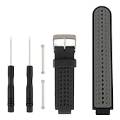 billiga Garmin klockband-Klockarmband för Garmin Forerunner 220/230/235/620/630/735XT Approach S20 / S6 / S5 Silikon Ersättning Rem med borttagningsverktyg Vattentät Andningsfunktion Sportband Armband