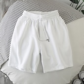 billiga Vardagsshorts-Herr Aktiv Shorts Casual shorts Ficka Snörning Elastisk dragsko-design Ensfärgat Komfort Andningsfunktion Kort Utomhussport Ledigt Dagligen Mode Streetwear Svart Vit Microelastisk