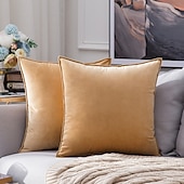 economico Tendenze cuscini-più cool cuscini decorativi cuscini di lancio copertura del cuscino di tiro di velluto agriturismo federa per camera da letto soggiorno cuscino rosa blu verde salvia viola giallo