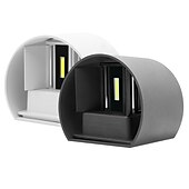 cheap Outdoor Wall Lights-Outdoor Wall Light LED Wall Lamp 12W Double Light Source Waterproof Adjustable Luminous Angle Warm White/White Light Two-color Wall Lamp AC85-265V