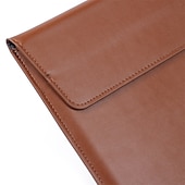 levne Tašky, pouzdra a pouzdra na notebooky-Rukávy na notebook 12 &quot; 13.3 &quot; 14 &quot; palec Kompatibilní s Macbook Air Pro, HP, Dell, Lenovo, Asus, Acer, Chromebook Notebook Voděodolný Nárazuvzdorné Kožené Pevná barva pro Obchodní kancelář