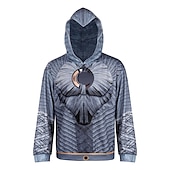 abordables Graphique de personnage de dessin animé et de film-Moon Knight Vengeurs Sweat à capuche Anime Dessin Animé Animé 3D Classique Style de rue Pour Couple Homme Femme Adulte Rentrée scolaire Impression 3D