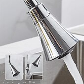 abordables Robinets-pulvérisateurs-Robinet d&#039;eau de cuisine universel pression réglable tête de robinet d&#039;eau rotative à 360 degrés adaptateur de buse de robinet de douche à économie d&#039;eau