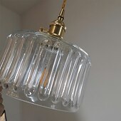 cheap Pendant Lights-19 cm Single Design Pendant Light LED Glass Vintage Style Electroplated 220-240V