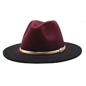 economico Cappelli per feste-Unisex Cappello Cappelli da pescatore Protezione solare Caldo Matrimonio Feste Tinta unita Multicolore