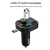 halpa bluetooth hands-free autosarja-FM lähetin Bluetooth-autosarjat auton handsfree Bluetooth Oikosulkusuojaus Monilähtöinen Kortinlukija Kaiutin Auto