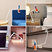 cheap Phone Holder-Adjustable Metal Tablet Stand Aluminum Alloy Arm iPad Mount Holder for Bed or Desk Overhead Compatible for iPad Air Pro Mini Surface Pro Stand iPhone Android Tablet Kindle