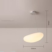 abordables Luces colgantes-Lámpara colgante 30 cm led resina estilo moderno novedad moda acabados pintados 220-240v