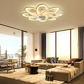 billiga Sputnik Design-53 cm taklampa led modernt vardagsrum sovrum blomformad taklampa