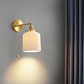 cheap Indoor Wall Lights-Modern Nordic Style Indoor Wall Lights LED Living Room Bedroom Copper Wall Light 220-240V