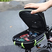 halpa Pyörälaukut-west biking® 8 l pyörän satulalaukku pyöräteline laukku metallirungolla ja sadesuojalla vedenpitävä kevyt heijastinnauha pyörälaukku kangas lycra eva polkupyörälaukku pyörälaukku pyörä polkupyörä pyöräily