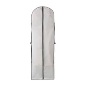 cheap Garment Bag &amp; Cover-Clothes Dust Cover Garment Bag for Suit Dress Jacket Coat, Dustproof Breathable Protector for Travel, Wedding Dress Bridal Gown Long Storage Bag, Thickened Cover