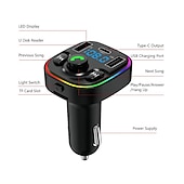 halpa bluetooth hands-free autosarja-FM lähetin Bluetooth-autosarjat auton handsfree Bluetooth Oikosulkusuojaus Monilähtöinen Kortinlukija Kaiutin Auto