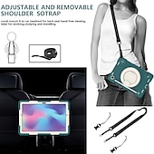 cheap Samsung Tablets Case-Tablet Case Cover For Samsung Galaxy Tab A8 10.5&#039;&#039; 2022 2021 Portable Handle with Stand Holder Armor PC Silicone For Kids