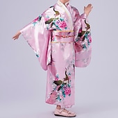 お買い得  着物-女の子 浴衣 ローブ 着物 日本の伝統 マスカレード 子供用 着物コート パーティー