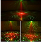 Недорогие Светодиодные театральные лампы-rgb светодиодный сценический свет usb перезаряжаемый свет для дискотеки вечерние шоу УФ-эффект лазерный проектор лампа для домашней вечеринки ktv декор