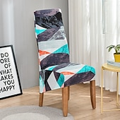 billiga Matstolsöverdrag-stretch matstolsöverdrag xl/överdimensionerad avtagbar tvättbar mjuk spandex hög rygg stor stolsöverdrag överdrag för matsal kök hotellbord bankett