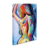 levne Nude Art-ruční olejomalba plátno nástěnná umělecká dekorace moderní ženské nahé lidské tělo pro domácí dekoraci válcované bezrámové nenatažené malby