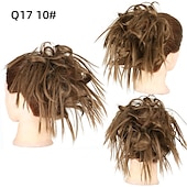 abordables Chignons-ébouriffé chignon désordonné chignon postiche extension de cheveux queue de cheval avec élastique élastique chignon queue de cheval postiche extensions de cheveux synthétiques chouchous queue de