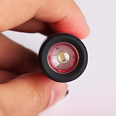 tanie Światła kempingowe-latarka kieszonkowa mini led ładowalna przenośna latarka usb wodoodporna brelok mała latarnia białe światło z baterią;