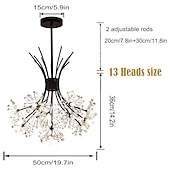 economico Lampadari-Lampadario moderno con fuochi d&#039;artificio 13heard