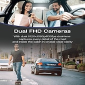 זול DVR לרכב-J02 1080p עיצוב חדש / HD מלא / האתחול האוטומטי רכב DVR 170 מעלות זווית רחבה CMOS 1.5 אִינְטשׁ LCD דש קאם עם ראיית לילה / G-Sensor / מצב חנייה לד 4 אינפרא אדום רכב מקליט / Motion Detection / WDR