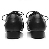 economico Scarpe da ballo uomo-scarpe da ballo oxford nere e bianche da uomo – classiche scarpe da ballo in pelle con lacci per spettacoli di latino, tango e swing