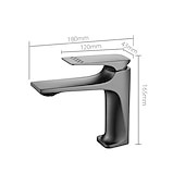economico Rubinetti per lavandino bagno-miscelatore lavabo bagno - classico nichel spazzolato / elettrodeposto / finiture verniciate rubinetti monocomando monocomando vasca da bagno centroset
