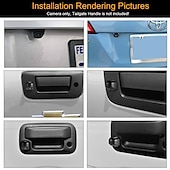 cheap Car Rear View Camera-IP69K Waterproof Long Night Vision HD and Ultra Wide Angle Metal Reverse Rear View Backup Camera for Car Pickup Truck SUV RV Van Van Van