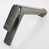 economico Rubinetti per lavandino bagno-rubinetto del lavandino del bagno, rubinetti da bagno monoforo monocomando in ottone stereoscopico con interruttore caldo e freddo