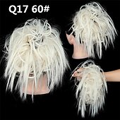 abordables Chignons-ébouriffé chignon désordonné chignon postiche extension de cheveux queue de cheval avec élastique élastique chignon queue de cheval postiche extensions de cheveux synthétiques chouchous queue de