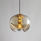 お買い得  ペンダントライト-25cmシングルデザインアイランドデザインペンダントライトガラス電気メッキモダンノルディックスタイル220-240v
