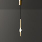 preiswerte Pendelleuchte-8cm einzigartiges Design Pendelleuchte Kupfer Messing modern 220-240v