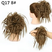 abordables Chignons-ébouriffé chignon désordonné chignon postiche extension de cheveux queue de cheval avec élastique élastique chignon queue de cheval postiche extensions de cheveux synthétiques chouchous queue de
