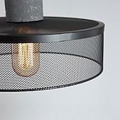cheap Pendant Lights-6cm Pendant Light Single Design Island Design Pendant Light Metal Painted Finishes Vintage Nordic Style 85-265V