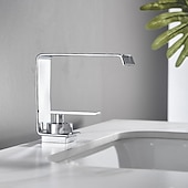 cheap Bathroom Sink Faucets-Bathroom Sink Faucet - Classic Electroplated Centerset Single Handle One HoleBath Taps
