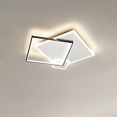 tanie Ściemnialne lampy sufitowe-50cm ściemniane geometryczne kształty lampy sufitowe aluminium stylowe malowane wykończenia współczesny nowoczesny 220-240v