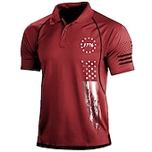 preiswerte Tees &amp; Hemden-Herren T-Shirt Wanderpoloshirt T-Shirt für Wanderer Kurzarm Quadratischer Ausschnitt Hemd Shirt Außen Atmungsaktiv Rasche Trocknung Leicht Weich Sommer Polyester Weiß Schwarz Armeegrün Jagd Angeln