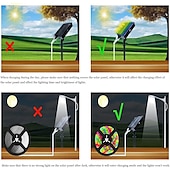 voordelige Neon LED-verlichting-halloween kerst neonlicht met solar led-licht met smd2835 afstandsbediening 8-modus kleurwisselend opladen via usb 1000 mah ip67 waterdicht buitendecoratie automatische timing