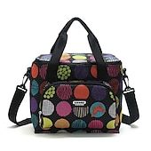 baratos Malas de Viagem-bolsa de almoço isolada à prova de vazamentos com ajustável &amp; Recipiente de lancheira reutilizável durável alça de ombro removível para mulheres/homens/piquenique/trabalho/viagens/caminhadas/camping